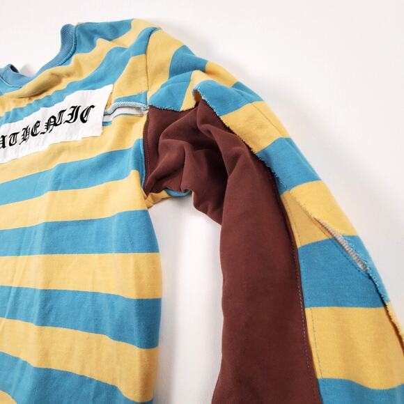 The Greii Womens Sweater Blue and Yellow Striped Small - Picture 10 of 10